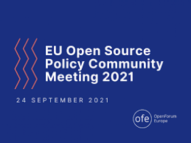 EU Open Source Policy Community Meeting 2021'