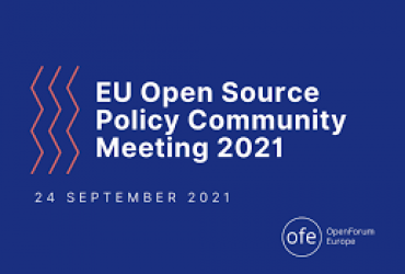 EU Open Source Policy Community Meeting 2021